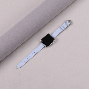 Bracelets intelligents portables pour <span class=keywords><strong>Apple</strong></span> <span class=keywords><strong>Watch</strong></span> <span class=keywords><strong>Ultra</strong></span> 3, sangle 42 46 <span class=keywords><strong>49</strong></span> <span class=keywords><strong>mm</strong></span>, couleur bleu clair, bracelet en cuir, accessoires - Product Image 2