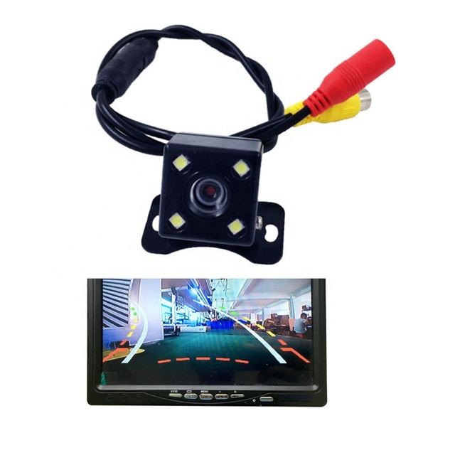 Built-in Reversing Track CCD HD Night Vision Back Camera Car Rear View Reverse Moving Path Rear Camera