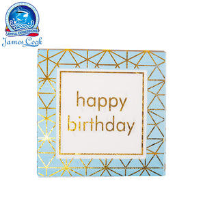 Cook Party Happy Birthday Banner Flags Triangle Shape Luxury Style Birthday Party Decorations - Product Image 4
