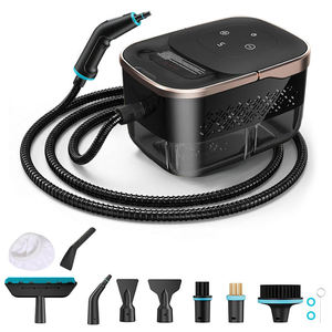 Limpiador a Vapor Portátil para Auto, 16 Accesorios, 6 Niveles Ajustables, Calentamiento en 15s, Tanque de Agua de 1-1.4L, 5 Bares de Presión - Product Image 1
