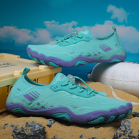 Chaussures aquatiques HEVA unisexes personnalisées en caoutchouc de 5 mm d'épaisseur, respirantes, confortables, pour la plage, pieds nus, orteils larges, yoga, fitness, marche, natation, plongée