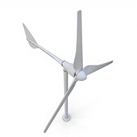 Générateur d'éoliennes Luvorb HAWT, moteur 48V 96V 120V 220V 1.5KW 2KW 3KW, énergie hybride solaire MPPT pour les ménages