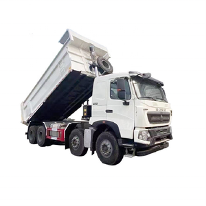 Camion benne d'occasion Howo 8x4 12 roues 40-50 tonnes Sinotruck 371 380 400ch diesel poids lourd pour l'exploitation minière, vente chaude - Product Image 1