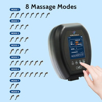 Bottes de massage des jambes à compression d'air fonctionnant sur batterie Kangwanjia MF-8551-8B, contrôle de la durée, port de charge Type-C, approuvé CE