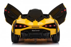 รถยนต์ไฟฟ้าสำหรับเด็ก EU Warehouse รุ่น Lamborghini Sian สีเหลือง ผลิตจากพลาสติก สำหรับ<span class=keywords><strong>เด็ก</strong></span>อายุ 2-14 ปีขึ้นไป ใช้ได้ทั้ง<span class=keywords><strong>เด็ก</strong></span>ชายและ<span class=keywords><strong>เด็ก</strong></span>หญิง - Product Image 3