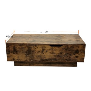 Industrial style liftable coffee table, cross-border multifunctional office <b>desk</b>, creative indoor living <b>room</b> sofa side table. - Product Image 1