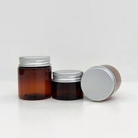 Pots cosmétiques pour maquillage et lotions, pots en plastique à large ouverture avec couvercles en aluminium, rechargeables, pour conteneur de 37 mm