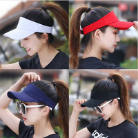 Sombrero de visera de diseñador de verano con protección UV personalizado para hombres y mujeres al por mayor para ciclismo al aire libre y pesca escena deportiva