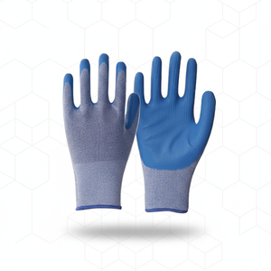 Gants de protection en latex gaufré, conception flexible, excellente adhérence, résistance mécanique, gants de travail - Product Image 1