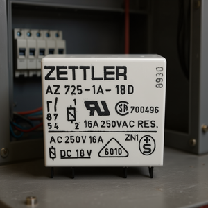 Relais de puissance Zettler Az 725-1a-18d 16A 250VAC DC 18V SPST - Product Image 3