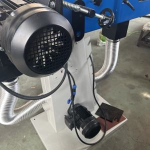 2-in-1 3,3kW gemotoriseerde elektrische roestvrijstalen buis- en pijp-afschuifmachine, schuurmachine met schuurband, industriële buisschuurmachine - Product Image 2