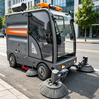 Balayeuse de voirie électrique ZMT E-73 G40 avec moteur et canon à brouillard, bac à déchets de 240 L pour utilisation dans les mines et les carrières