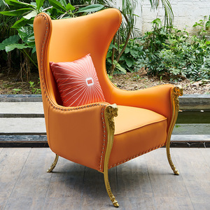 Ghế tựa lưng cao bằng nhung cao cấp, hiện đại, thoải mái, chất liệu mút nhớt, nội thất cao cấp cho nhà ở, khách sạn. - Product Image 3