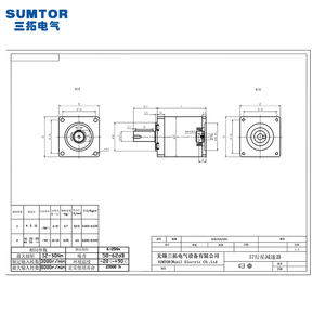 10:1 גבוהה דיוק nema 23 מהירות מפחית פלנטרית הילוך סט הפחתת תיבת הילוכים עבור מנוע - Product Image 2