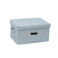 Boîtes de rangement pour dossiers en papier décoratives modernes pliables 100% polyester pour bureau, porte-documents, organisateur de documents, panier de rangement