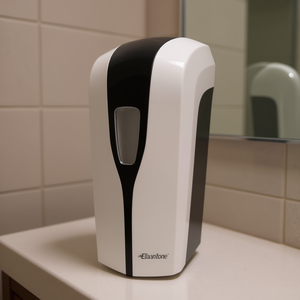 Dispensador automático de jabón electrónico, desinfectante sin contacto, blanco y negro, 1000 ml, para baño y cocina - Product Image 3
