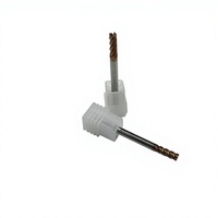 Pisau Frais CNC Karbida Presisi Tinggi 4-Flute End Mill untuk Pemrosesan Material Keras Climb Milling 45 Helix HRC45-62