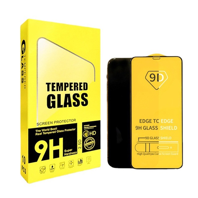 Wholesale Price 9D Screen Protector for IPhone 6 7 8 Plus Xs Xr Xs 12 13 Mini Pro Max Full Cover Tempered Glass Screen Protector