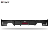 Pare-chocs de voiture en fibre de carbone Karbel, kit carrosserie arrière, diffuseur et composants de spoiler pour BMW Série 2 F22 F23 2014-2018