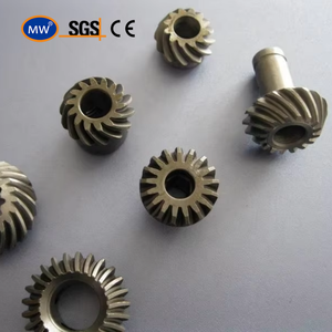 Tùy chỉnh <span class=keywords><strong>CNC</strong></span> gia công thép carbon nhỏ xoắn ốc Góc thẳng bánh răng côn với chế biến hobbing cho các bộ phận - Product Image 2