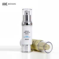 Flacon pulvérisateur sans air de qualité médicale 15ml 18ml 20ml 30ml, flacon pompe anti-fuite à brume fine pour soins de la peau et soins post-traitement