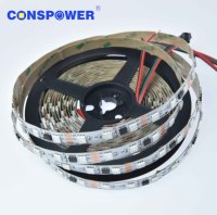 Bande LED à eau courante 60LEDs/M IC WS2811 5050RGB Bande LED IP20 12V 10mmPCB Tira De Luz Led