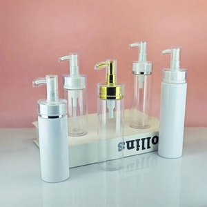 100ml 200ml 300ml 400ml 500ml Luxury PET Silver Gold Pump Head Shampoo Body Lotion Plastic <b>Bottle</b> - Product Image 6