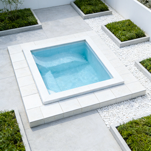 Petite piscine spa en fibre de verre pour la maison, le jardin et la terrasse, piscines pour s'amuser dans l'eau - Product Image 3