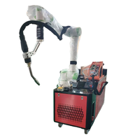 Solución de soldadura Cobot Mig Mag con coche para una cómoda programación de configuración simple en movimiento