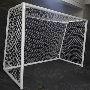 Porterías <span class=keywords><strong>de</strong></span> Fútbol Sala Portátiles Plegables <span class=keywords><strong>de</strong></span> Tamaño Completo, Resistentes, para Entrenamiento <span class=keywords><strong>de</strong></span> Fútbol, para Uso en Interiores/Exteriores - Product Image 4
