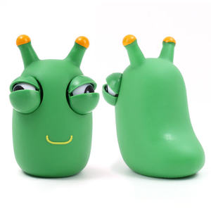Buffo bulbo oculare Burst Squeeze Toy Green Eye Caterpillar Pinch Toys per <span class=keywords><strong>adulti</strong></span> bambini Stress sollievo Fidget creativo giocattolo di decompressione - Product Image 5