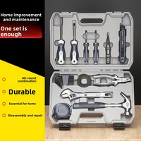 Ensemble d'outils d'entretien ménager quotidien en acier au chrome-vanadium forgé, multifonctionnel et universel pour charpentier et quincaillerie automobile