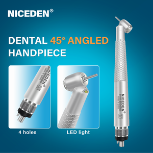 Tandheelkundige 45 graden LED hogesnelheids-elevatie-e-generator handstukknop 45 graden hoek lucht turbine - Product Image 3