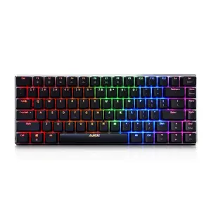 AJAZZ AK33 Compact 82 Keys Anti-Ghosting Backlit Mechanical Gaming Keyboard