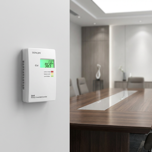 Détecteur de CO2 à auto-calibrage haute précision, moniteur de qualité de l'air <span class=keywords><strong>en</strong></span> temps réel avec affichage de la moyenne/maximale sur 24h, Modbus RS485 CE - Product Image 2