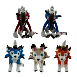 Groothandel Glanzende Lycanroc Middernacht Vorm Lycanroc Schemering Vorm Pluche Pop Knuffeldier - Product Image 1