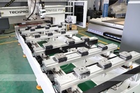 Centro de mecanizado CNC PTP, máquina enrutadora CNC para trabajar la madera para muebles de MDF