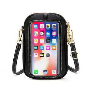 MIYIN 휴대 전화 터치 스크린 미니 여성 손 가방 메신저 가방 지갑과 핸드백 숙녀 작은 어깨 크로스 바디 가방