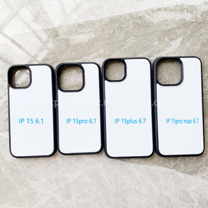 Ốp điện thoại trắng in chuyển nhiệt 2D, chất liệu <span class=keywords><strong>TPU</strong></span>, in chuyển nhiệt 2D, vỏ điện thoại trắng in chuyển nhiệt bằng nhôm dành cho iPhone 15 PRO MAX, IP 16PRO - Product Image 3