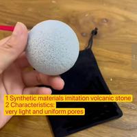 Pierres de Lave en Hémisphère pour Diffusion d'Arômes, Tailles et Formes Variées, Décoration d'Intérieur, Artisanat Naturel