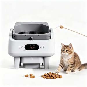 Cost Effective Self Cleaning <b>Cat</b> Toilet Kattenbak Odor Control Intelligent Monitoring Safe Anti-Pinch - Product Image 1