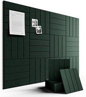 Panneau mural en feutre facile à installer pour la maison et le bureau, adhésif amovible, écologique, pour afficher des notes, des photos et des mémos