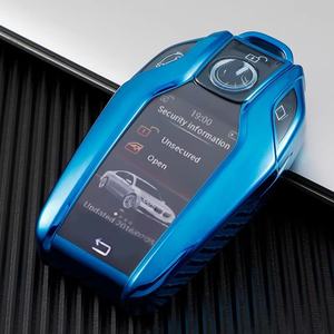 Modelage de clé à distance en Tpu, étui pour clés de voiture, avec écran LCD, accessoire portefeuille, mignon - Product Image 6