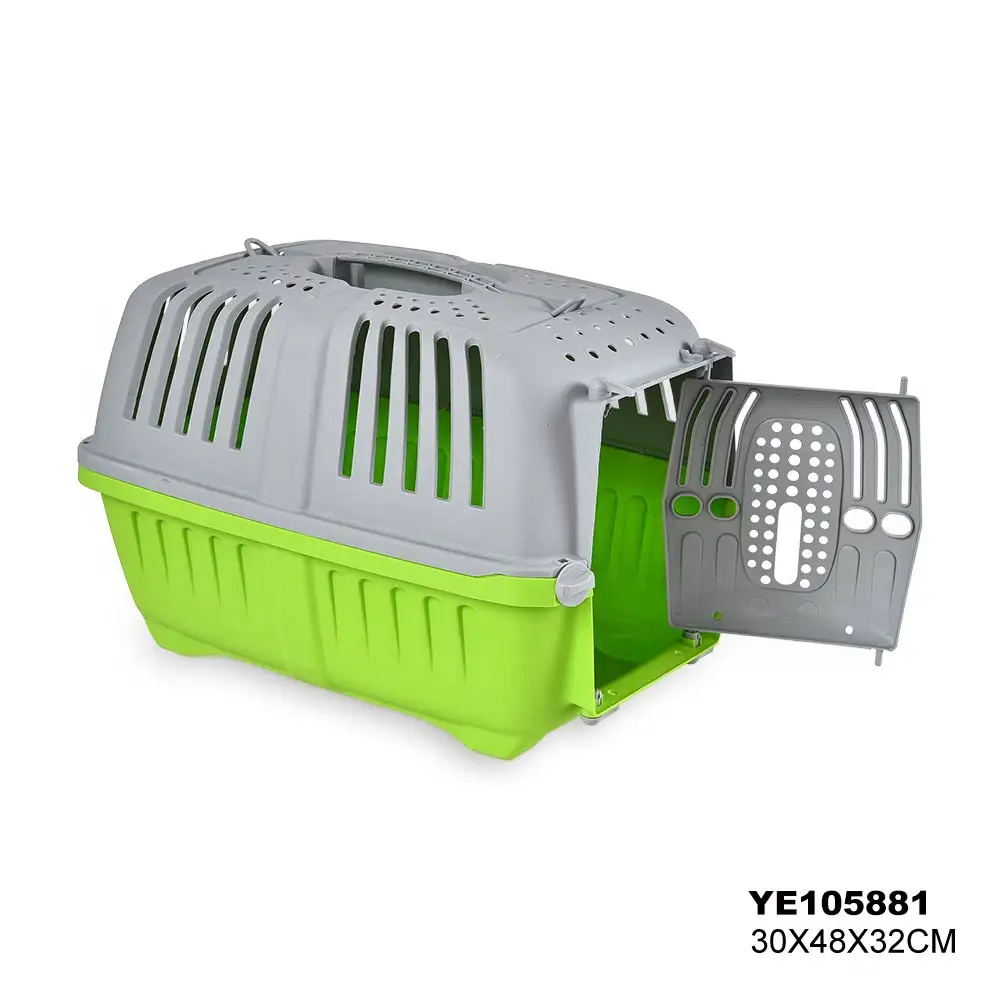Fabriek Groothandel Afneembare Huisdier Kennel Carrier Plastic Hond En Kat Capsule Outdoor Carrier Met Handvat Pet Travel Carrier