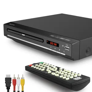 Original Factory Super Mini All Region Free DVD CD Disc Remote Control DVD Player Home