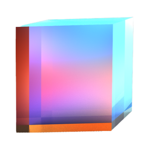 ปริซึมผสมสีที่มีด้านที่สว่าง K9แก้วนำแสงปริซึมสามเหลี่ยมลูกบาศก์แสงการทดลองปริซึม - Product Image 1