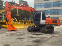 Excavatrice sur chenilles Hitachi ZX200 d'occasion, prix bas, nouveau modèle, moteur Cummins, 20 tonnes, capacité de la benne de 1,2 m, haute qualité