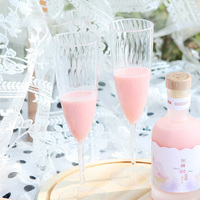 Gobelets en plastique classiques jetables OEM Gobelet en plastique PS à rayures verticales pour boisson et vin pour mariage