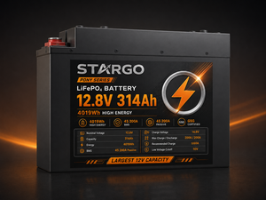 Batterie LiFePO4 STARGO <span class=keywords><strong>Pony</strong></span> 12V 314Ah 4019Wh Haute Énergie 200A BMS Certifiée GSG 6000 Cycles Température de Fonctionnement -20°C à 60°C pour VR et Solaire - Product Image 5
