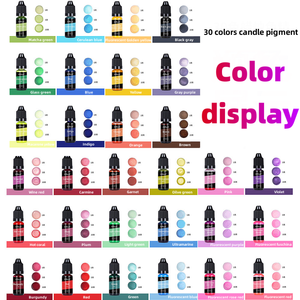 30 Màu Sắc 10Ml Thiết Lập Chất Lỏng Nến Sắc Tố Nhuộm Cao Tập Trung Màu Cho Tự Làm Nến Và Xà Phòng Handmade Thủ Công - Product Image 4